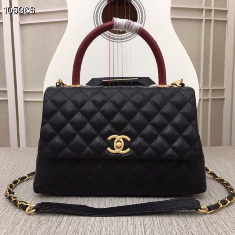 Ch**el top handle bags